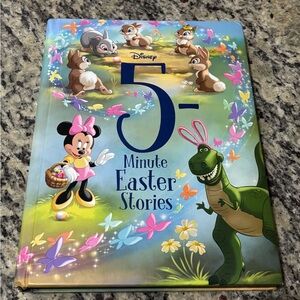 Disney Springtime Adventure 5 - Minute Easter Stories Book with Red and Blue